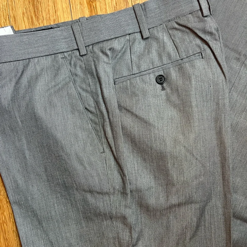 Carnoustie Gray Flat Front Pants Men's Size‎ 36x31